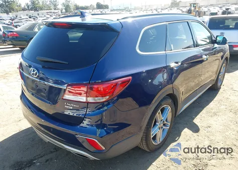 2017 Hyundai Santa Fe Limited Ultimate z USA, uszkodzony, nr VIN KM8SR4HF2HU254923